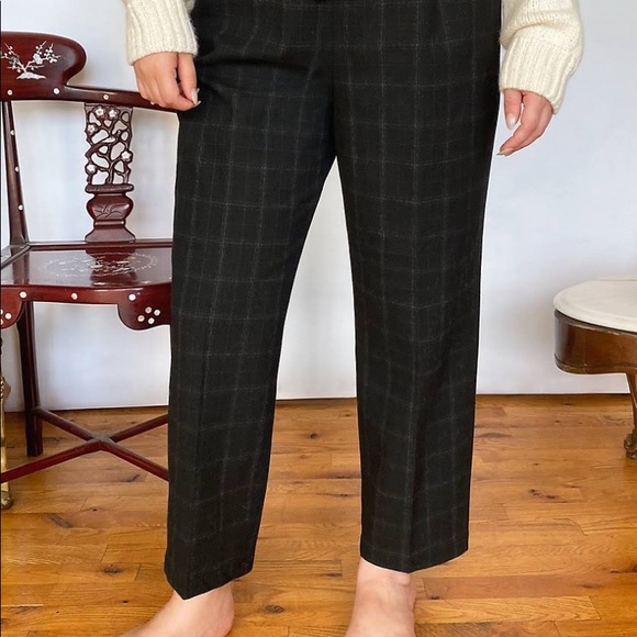 Black checkered babaton pants - Picture 2 of 3